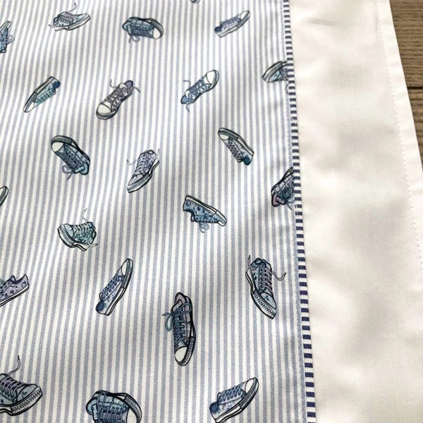 Комплект постельного белья NL Baby, 100х80 см, бело-синий (866/32606) - Pampik - 3