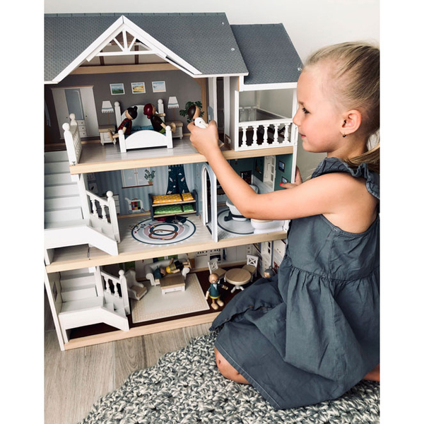 Ігровий набір дерев'яних ляльок Legler (11804/37661) - Pampik - 5