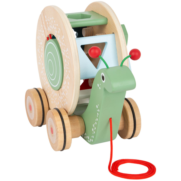 Игрушка-каталка деревянная на веревке Legler Сортер (11734/37656) - Pampik - 2