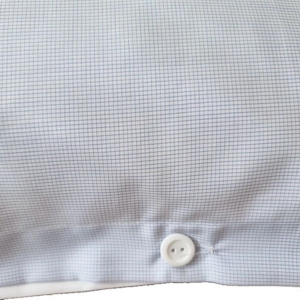 Комплект постільної білизни NL Baby, 80х80 см, блакитний з білим (831/29065) - Pampik - 4