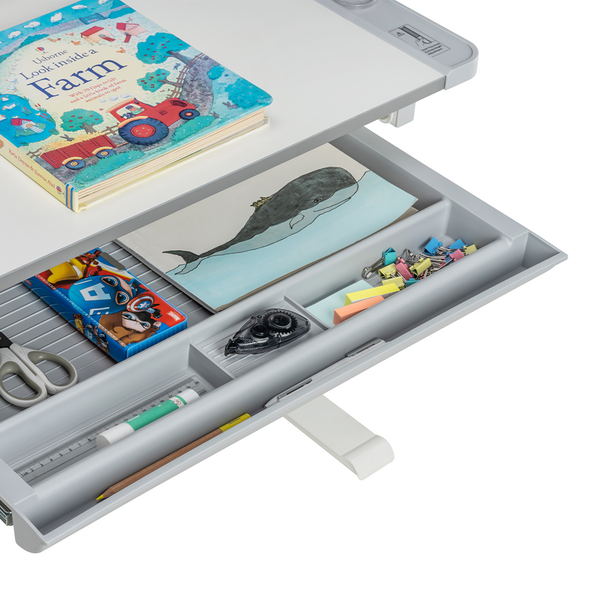 Комплект дитячих меблів Cubby парта та стілець трансформери Lupin Grey - Pampik - 6