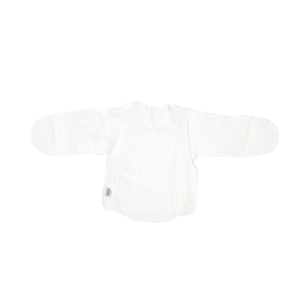 Сорочка Twins, довгий рукав, муслін, р.56, 5 шт., білий (W111-TS-5DM56-01) - Pampik