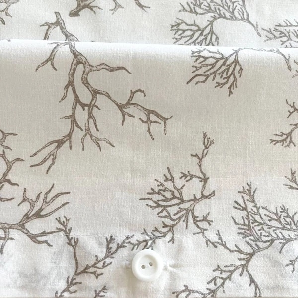 Комплект постільної білизни NL Baby, 80х80 см, біло-сірий (826+842/30077) - Pampik - 3