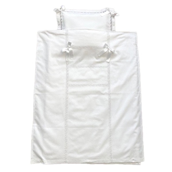 Комплект постельного белья NL Baby, 100х80 см, белый (811/22134) - Pampik