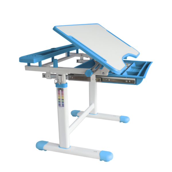 Комплект дитячих меблів Cubby парта та стілець трансформери Vanda Blue - Pampik - 4