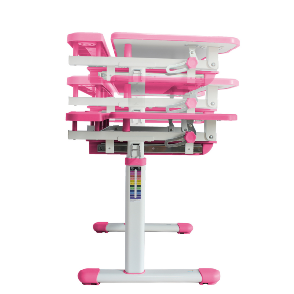 Комплект дитячих меблів Cubby парта та стілець трансформери Vanda Pink - Pampik - 7