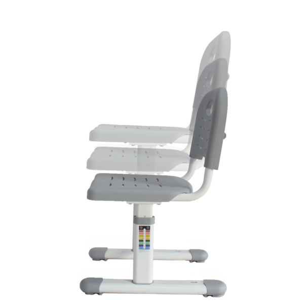 Комплект дитячих меблів Cubby парта та стілець трансформери Vanda Grey - Pampik - 15