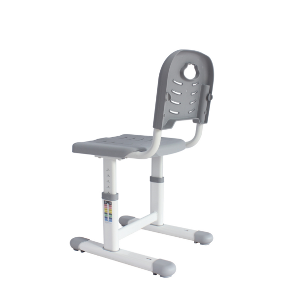 Комплект дитячих меблів Cubby парта та стілець трансформери Vanda Grey - Pampik - 9