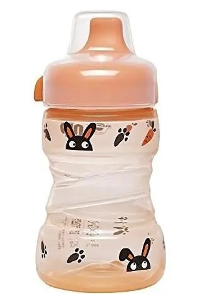 Поїльник Nip Trainer cup Зайчики, 260 мл, помаранчевий (35100) - Pampik