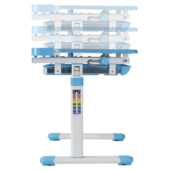 Комплект детской мебели FunDesk парта и стул трансформеры Сantare Blue - Pampik - 4