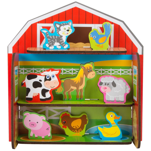 Конструктор деревянный Legler Ферма (10195/36958) - Pampik