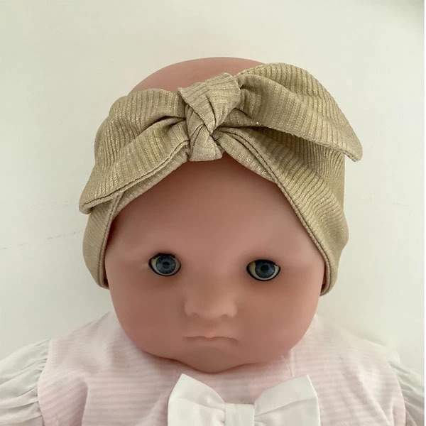 Повязка на голову NL Baby, 9-12 мес., золотой (0000/31516) - Pampik - 2