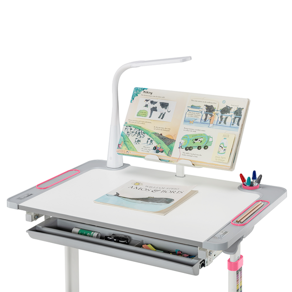 Комплект дитячих меблів FunDesk парта та стілець трансформери Littonia Pink - Pampik - 5