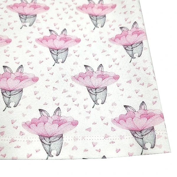 Піжама NL Baby з довгими рукавами, бавовняна, утеплена, 5 років, біло-рожевий (00530/37876) - Pampik - 4