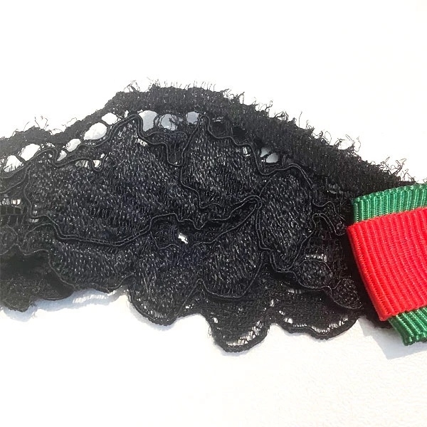 Повязка на голову NL Baby, 9-12 мес., черный с красным (0000/34284) - Pampik - 3