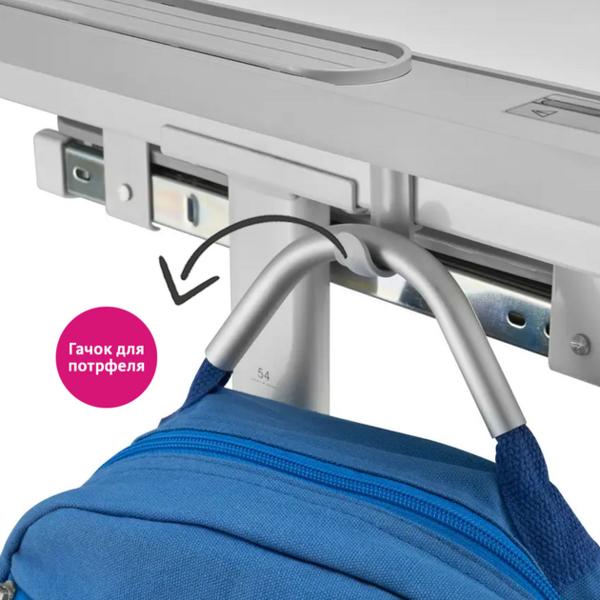 Комплект дитячих меблів FunDesk парта + стілець трансформери Littonia Grey - Pampik - 9