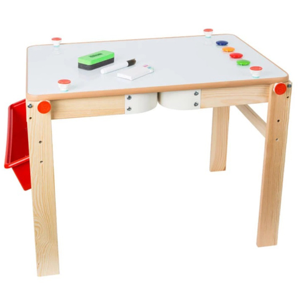 Мольберт деревянный мультифункциональный Legler, 48х48х118 см (11220/31534) - Pampik - 4