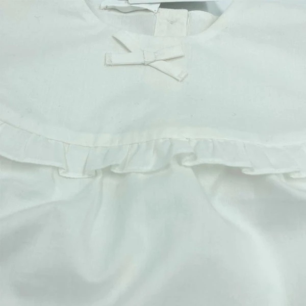 Чоловічок NL Baby, батист, 3-6 міс., білий (311/19393) - Pampik - 3