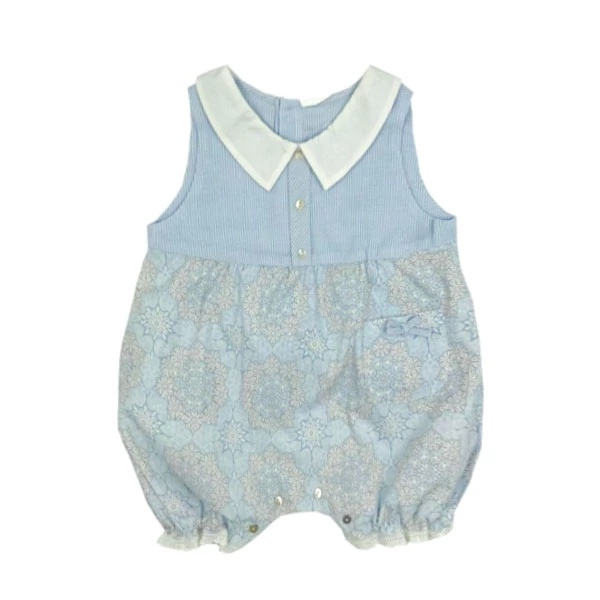 Пісочник NL Baby, батист, 1-3 міс., блакитний (301/19565) - Pampik