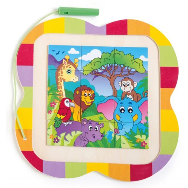 Пазл дерев'яний магнітний Legler, 1 шт. в асортименті (10191/35203) - Pampik - 2