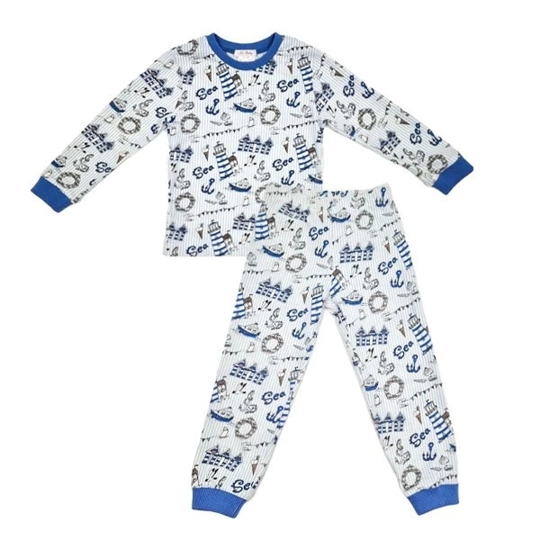 Піжама NL Baby Blumarine з довгими рукавами, бавовняна, 2 роки, різнокольоровий (005/37156) - Pampik