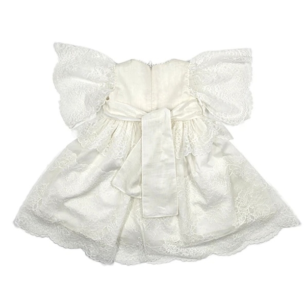 Сукня на хрещення NL Baby, 3 міс., молочний (0025/38362) - Pampik - 2