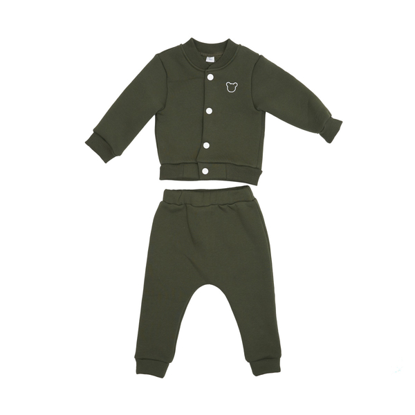 Костюм Twins, трикотажний, утеплений, р.80, хакі (W-120-КТУ-80-06) - Pampik