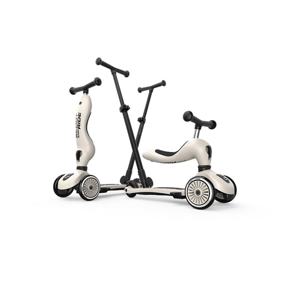 Самокат Scoot and Ride Highwaykick-1 Push and Go, світло-сірий (SR-240527-ASH) - Pampik - 4