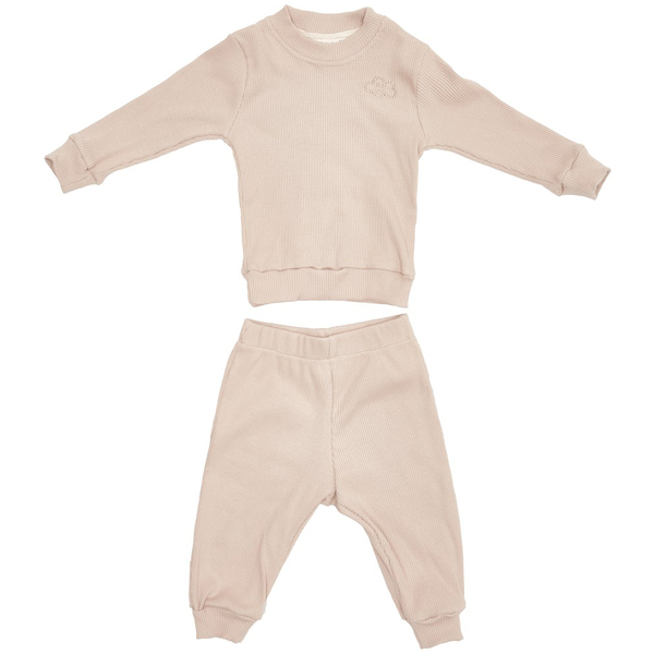 Піжама Twins Ego Organic, інтерлок, р.80, бежевий (W-191-TEGOP-02) - Pampik