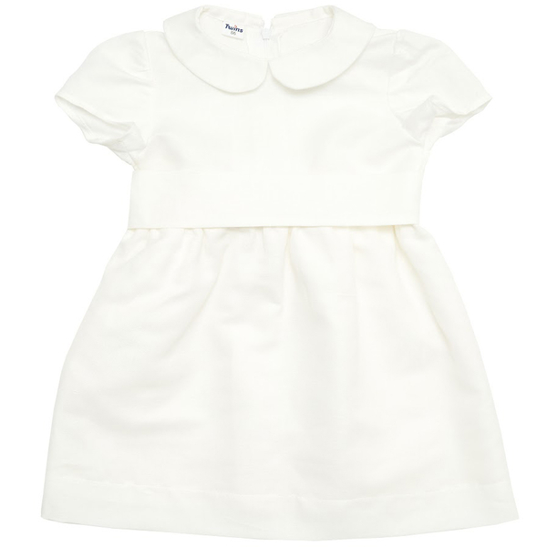 Сукня святкова Twins Belle, льон, р.86, ecru, молочний (W-210-TBL86-202) - Pampik