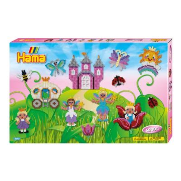 Термомозаика Hama Midi Большой набор: Феечки, 6000 элементов (3043) - Pampik