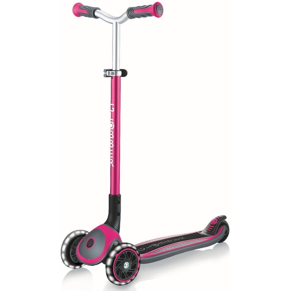 Самокат Globber Master Lights, колеса з підсвіткою, рожевий (662-110-2) - Pampik - 2