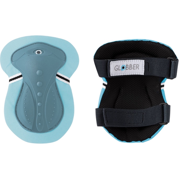 Комплект защитный детский Globber, р.XS, 25-50 кг, пастельно-синий/серо-синий (541-200) - Pampik - 4