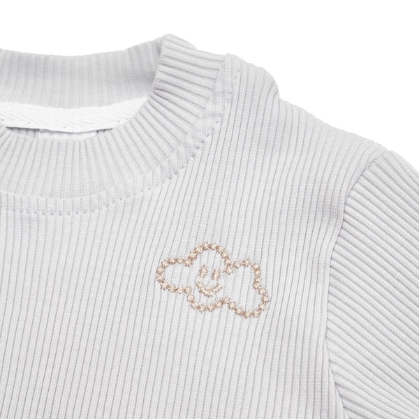 Пижама Twins Ego Organic, интерлок, р.80, серый (W-191-TEGOP-10) - Pampik - 2