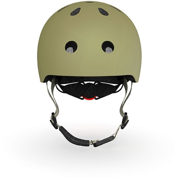 Шолом захисний дитячий Scoot and Ride з ліхтариком, розмір XXS/XS (45-51 см), оливковий (SR-181206-OLIVE) - Pampik - 6