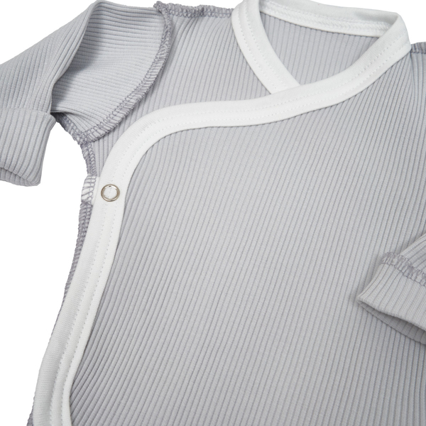 Комплект одягу Twins Ego Organic, інтерлок, р.48, сірий (W-191-TPEGO48-10) - Pampik - 3