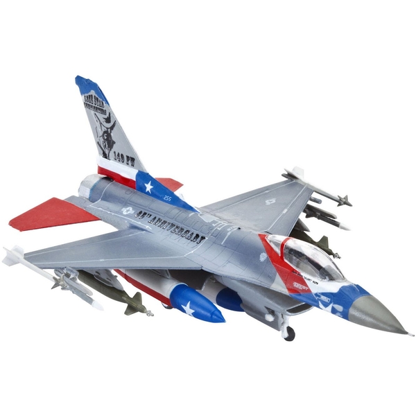 Сборная модель-копия Revell Истребитель F-16C Fighting Falcon, уровень 4, масштаб 1:144, 70 деталей (RVL-03992) - Pampik - 2