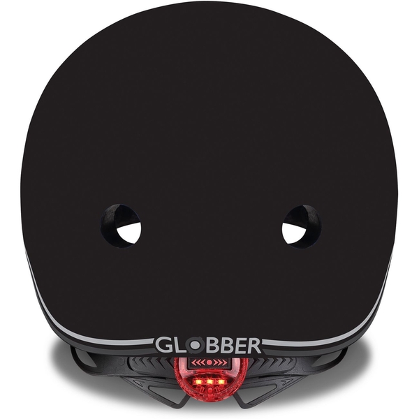 Шолом захисний дитячий Globber Go Up Lights з ліхтариком, р.XXS (45-51 см), чорний (506-120) - Pampik - 5