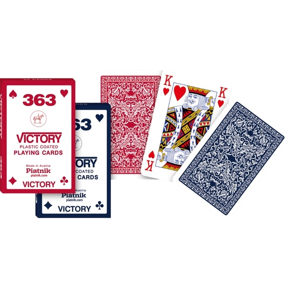 Карты игральные PIATNIK Victory, 1 колода, 55 карт (PT-131318) - Pampik