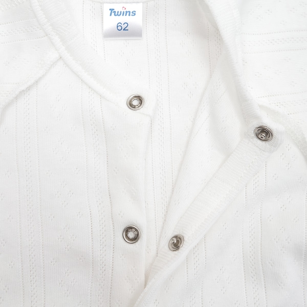 Комплект одягу Twins Softie, інтерлок, р.62, білий (W-191-TS3-62-01) - Pampik - 3