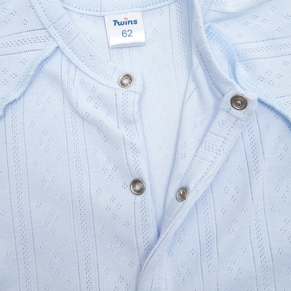 Комплект одягу Twins Softie, інтерлок, р.68, блакитний (W-191-TS3-68-04) - Pampik - 3