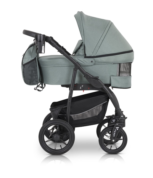 Універсальна коляска 3 в 1 Verdi Sonic Comfort 9023-VC-04 mint fabric - Pampik - 4
