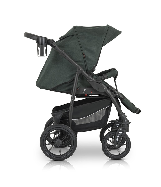 Універсальна коляска 3 в 1 Verdi Sonic Comfort 9023-VC-06 forest night fabric - Pampik - 12