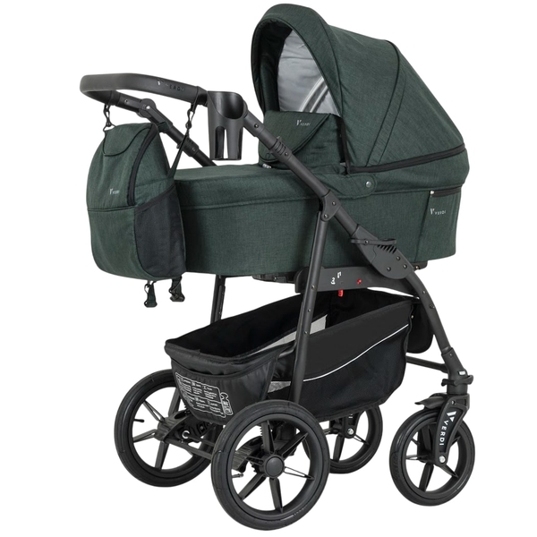 Універсальна коляска 3 в 1 Verdi Sonic Comfort 9023-VC-06 forest night fabric - Pampik