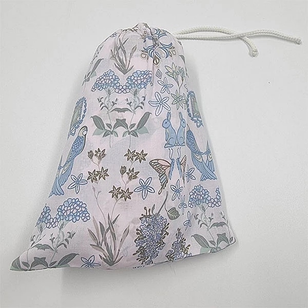 Накидка для годування NL Baby з чохлом, 80х60 см, біло-блакитний (802/37171) - Pampik - 5