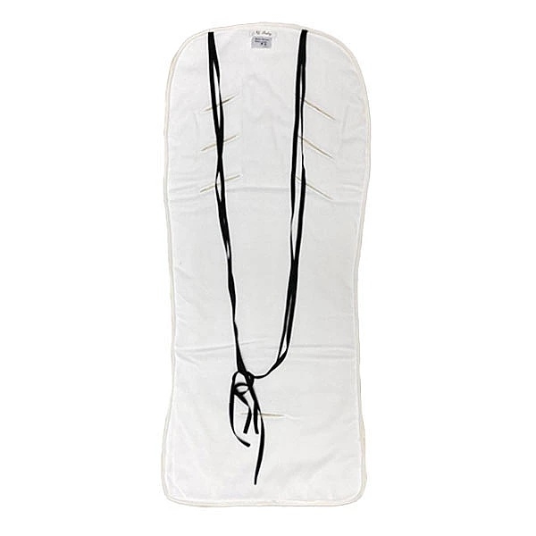 Матрасик универсальный NL Baby, овчина, 35х77 см, молочный (0000/37200) - Pampik - 2