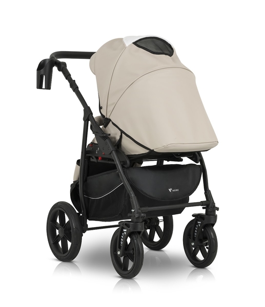 Універсальна коляска 3 в 1 Verdi Sonic Comfort 9023-VC-10 ecru skin - Pampik - 17