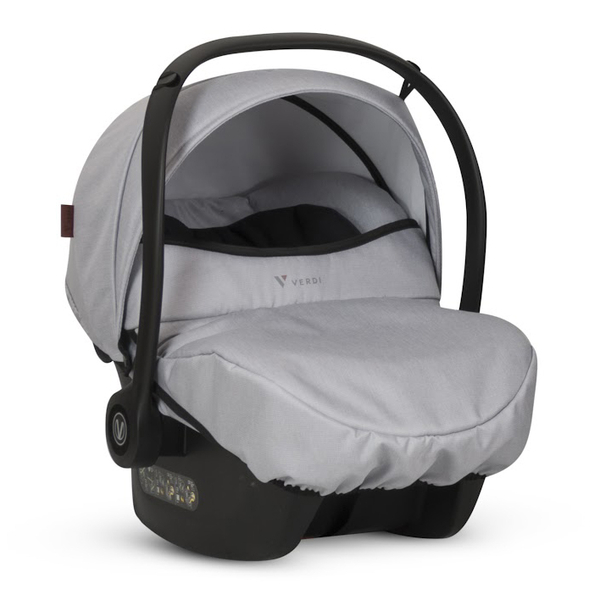 Универсальная коляска 3 в 1 Verdi Sonic Comfort 9023-VC-02 light gray skin - Pampik - 15