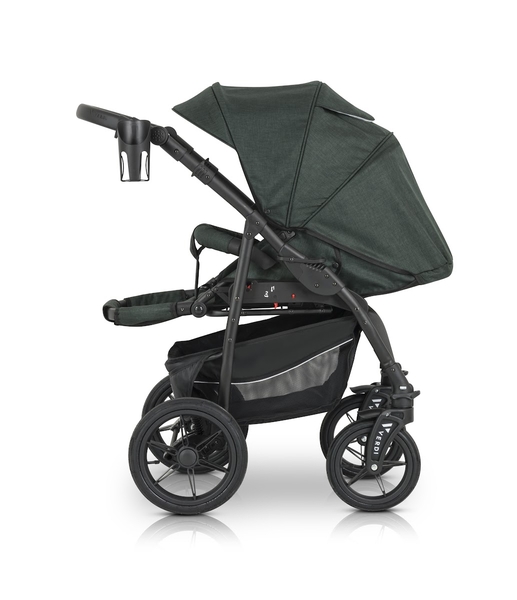 Універсальна коляска 3 в 1 Verdi Sonic Comfort 9023-VC-06 forest night fabric - Pampik - 13