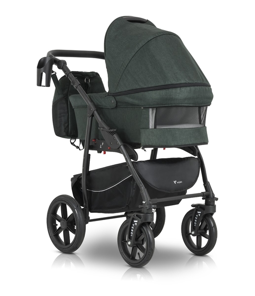 Універсальна коляска 3 в 1 Verdi Sonic Comfort 9023-VC-06 forest night fabric - Pampik - 6